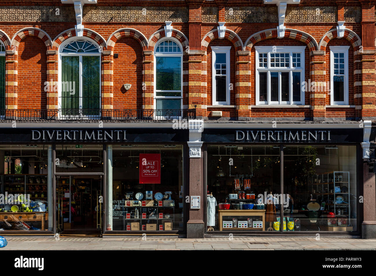 Ustensiles de cuisine/Vanilla Shop, Brompton Road, Knightsbridge, Londres, Angleterre Banque D'Images