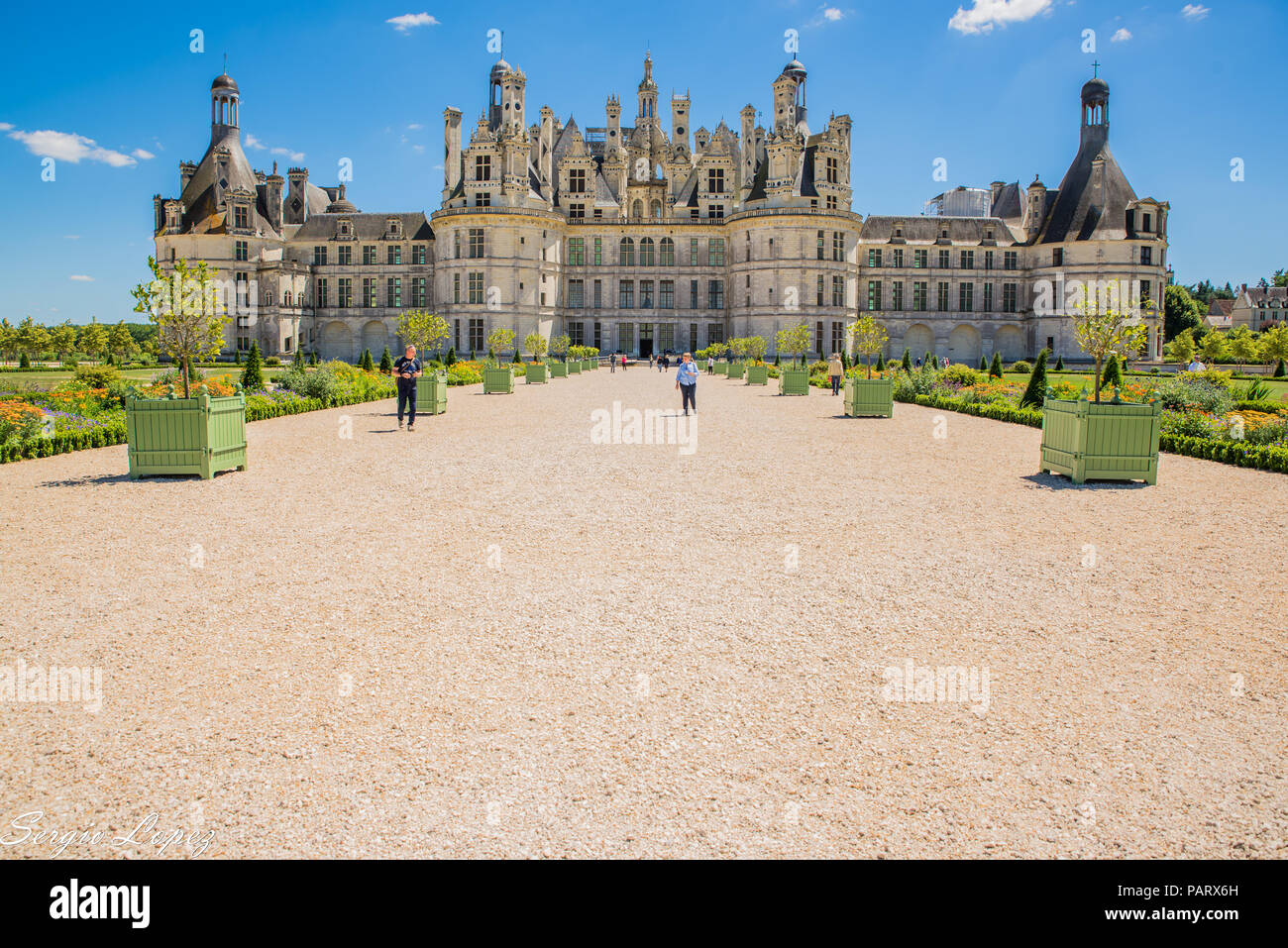 Château de Chambord Banque D'Images