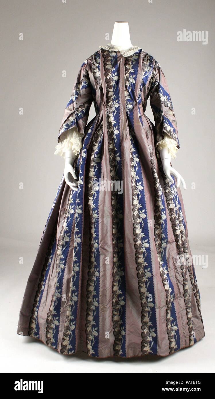 Robe de chambre. Culture : L'Américain. Date : ca. 1850. Musée :  Metropolitan Museum of Art, New York, USA Photo Stock - Alamy