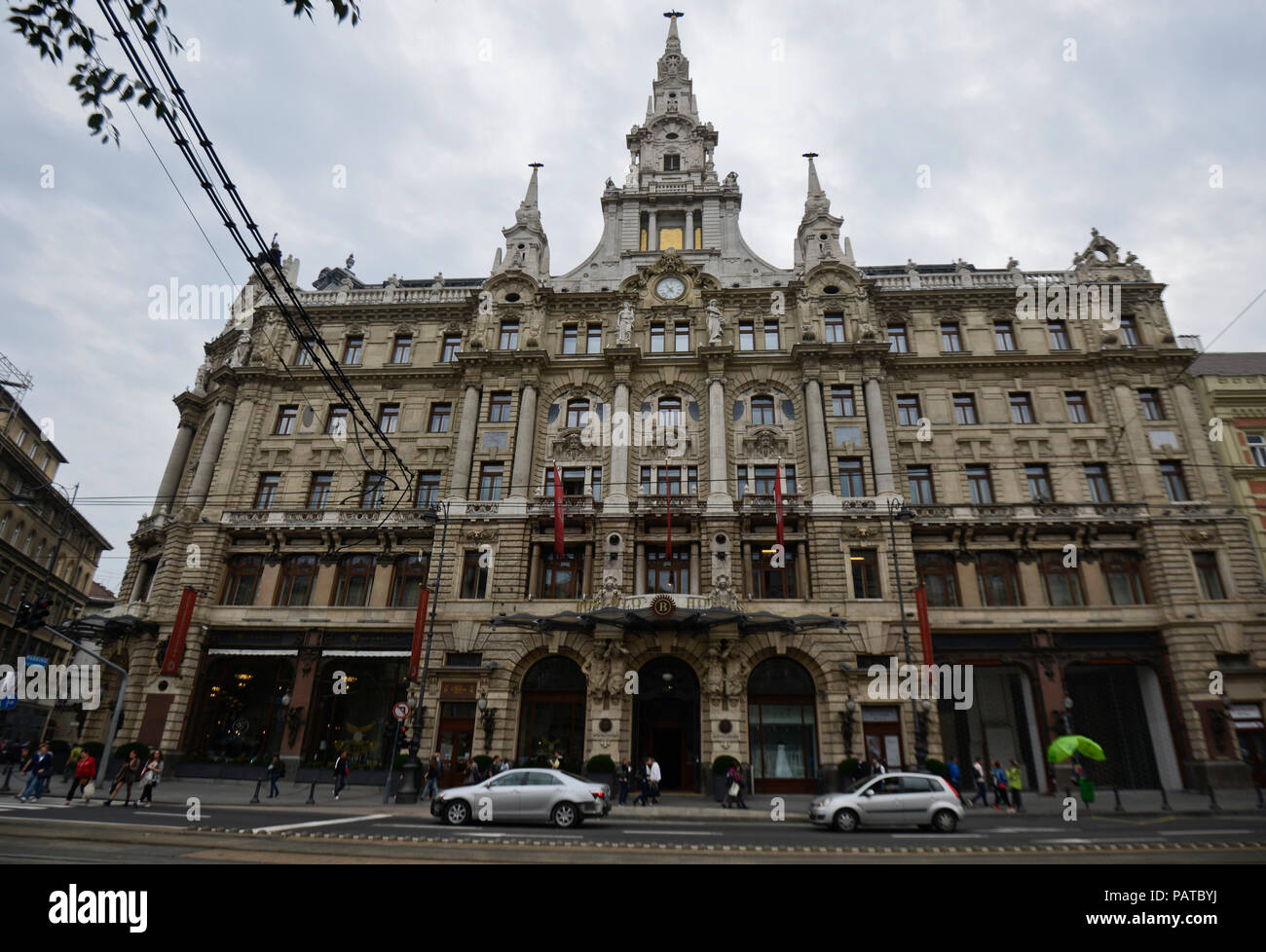 Boscolo Hotel, Budapest, Hongrie Banque D'Images