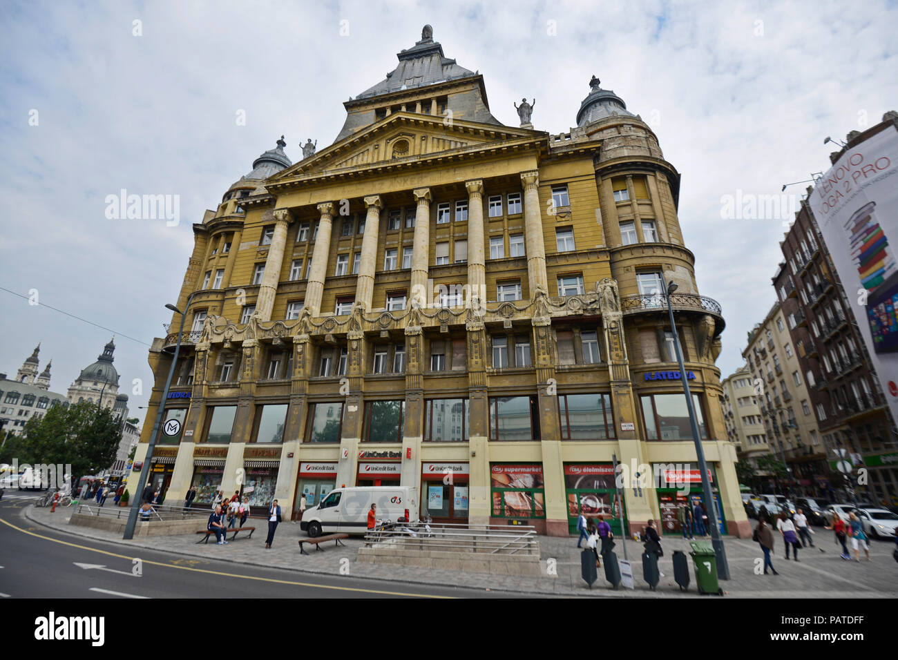 Le centre-ville de Budapest, Hongrie Banque D'Images