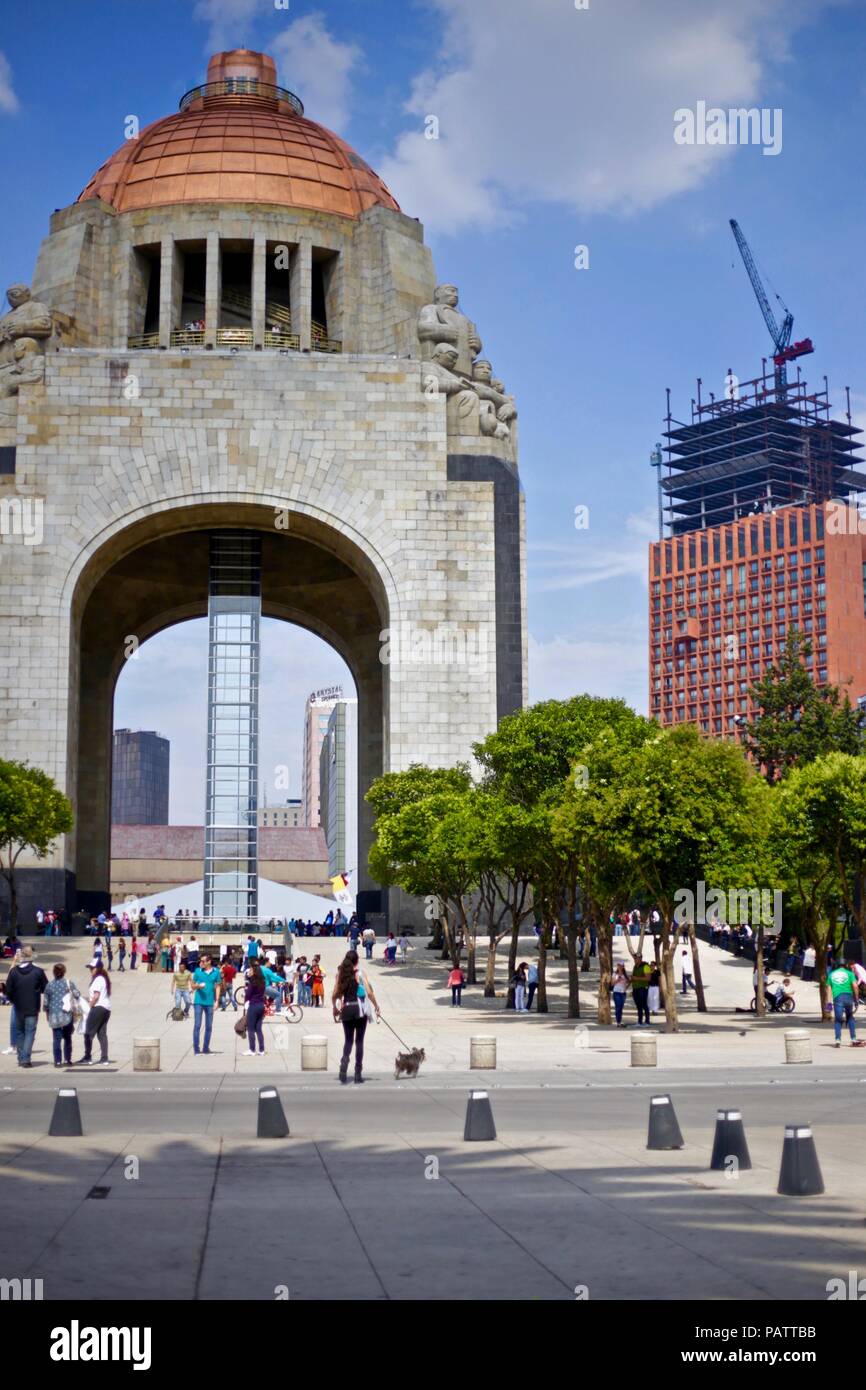 En été, la ville de Mexico. Une photo d'une autre journée de l'une des plus grandes villes dans le monde. Banque D'Images