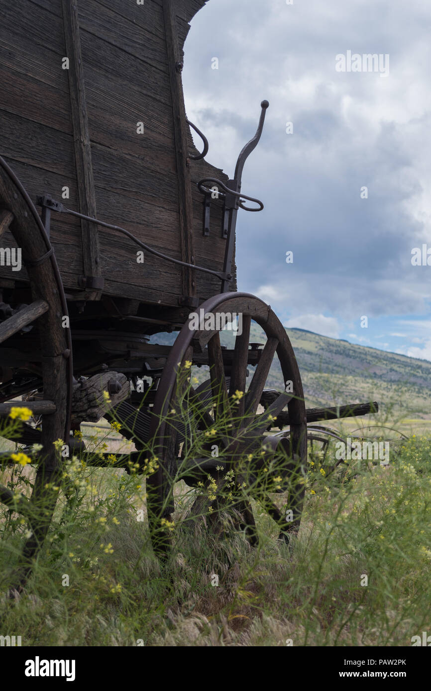 Wagon, Wyoming Banque D'Images