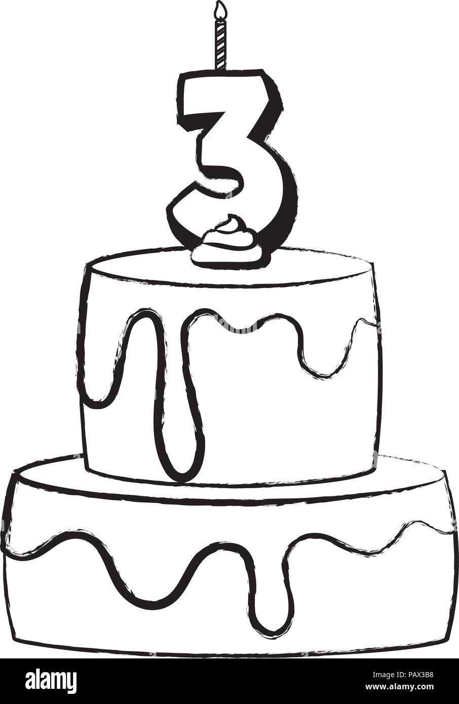 Gateau D Anniversaire Avec Bougies Numero Trois Icone Sur Fond Blanc Vector Illustration Image Vectorielle Stock Alamy Gateau D Anniversaire Avec Bougies Numero Trois Icone Sur Fond Blanc Vector Illustration Image Vectorielle Stock Alamy