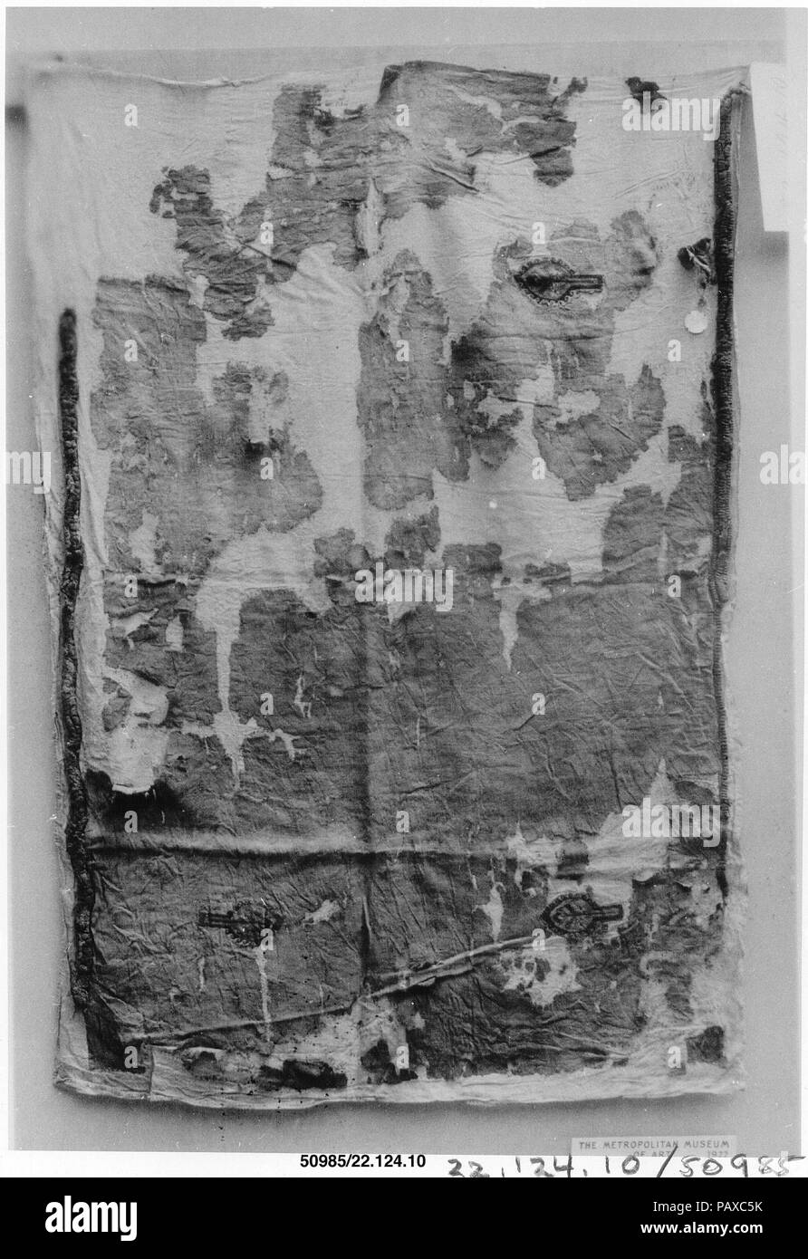 Fragment. Dimensions : 59 po. de large 38,00 élevé (149,9 cm de haut 96,5 cm de large). Date : 4e-6e siècle. Musée : Metropolitan Museum of Art, New York, USA. Banque D'Images