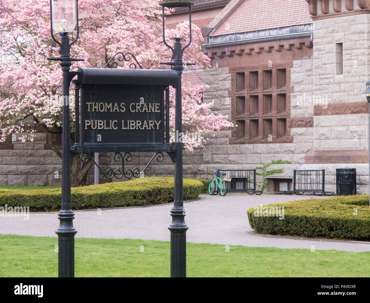 Thomas Crane Public Library Quincy Massachusetts Banque D'Images