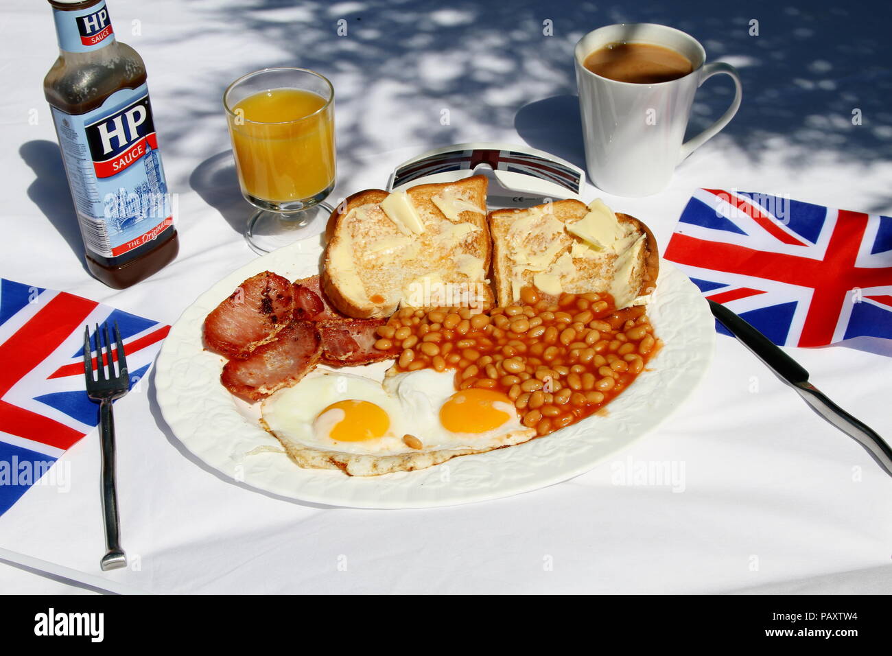 Nourriture. Petit déjeuner anglais complet. Anglais complet. Petit