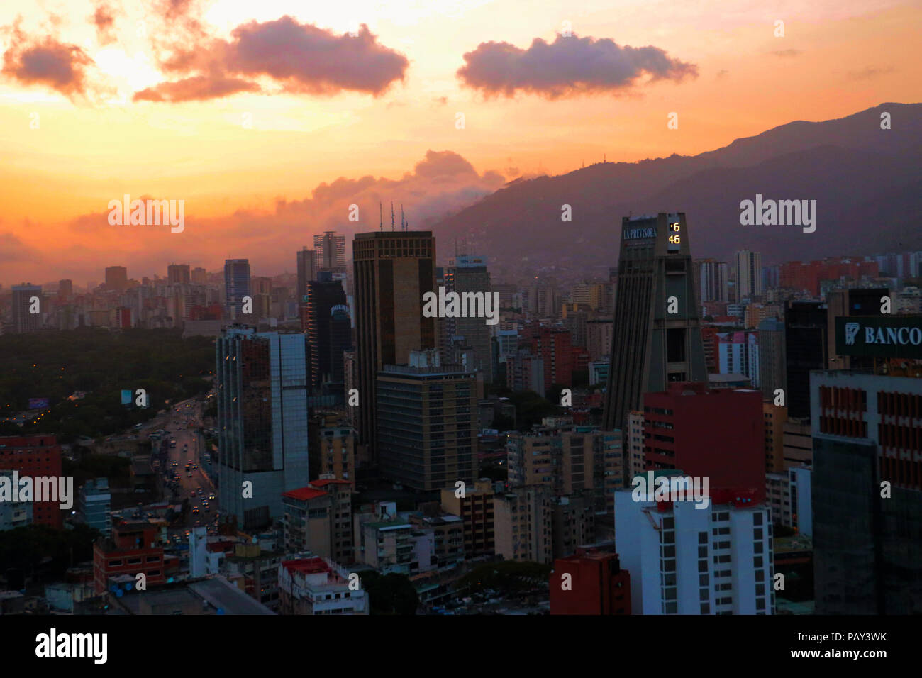 Venezuela Caracas de Sabana Grande, quartier des affaires dans la région métropolitaine. Vicente Quintero et Marcos Kirschstein Banque D'Images