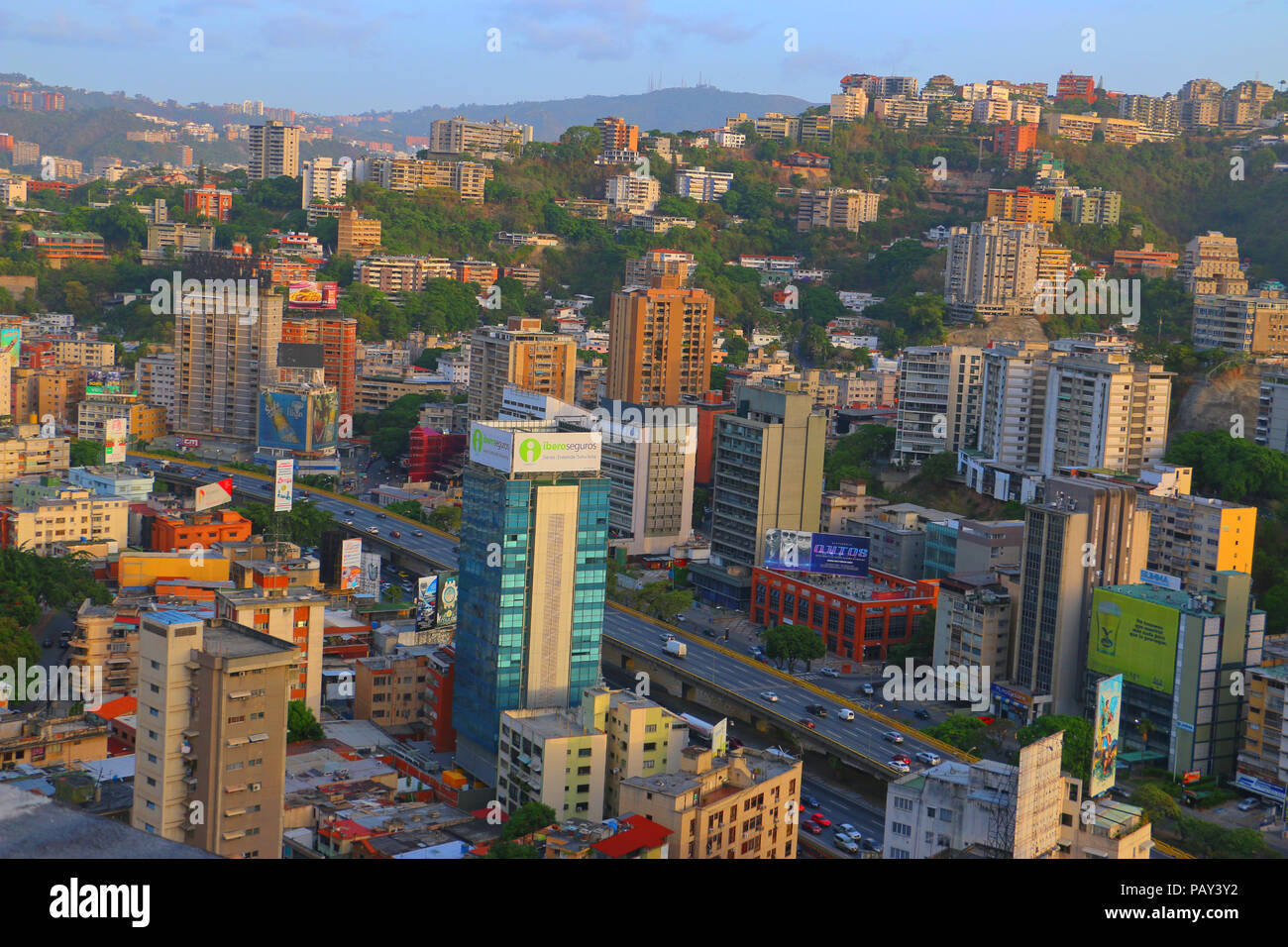 Venezuela Caracas de Sabana Grande, quartier des affaires dans la région métropolitaine. Vicente Quintero et Marcos Kirschstein Banque D'Images