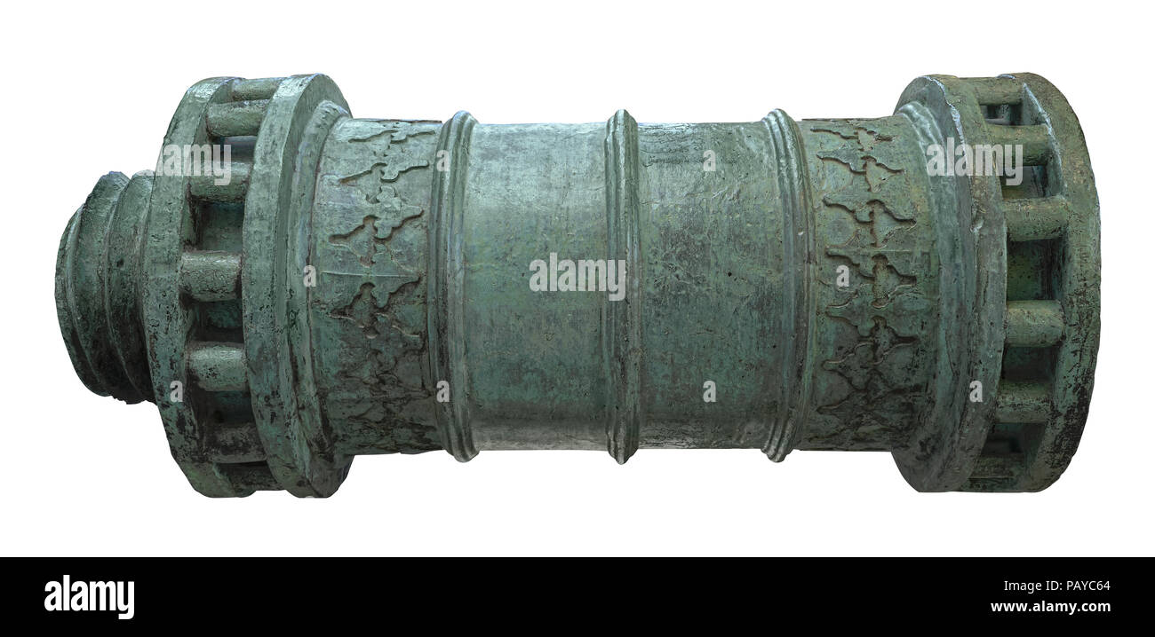 Grand canon en bronze connu sous le nom de « canon Dardanelles ». Turc, daté de 1464. Acteurs : Munit 'Ali pour Sultan Mehmet II (R. 1430-81) Banque D'Images