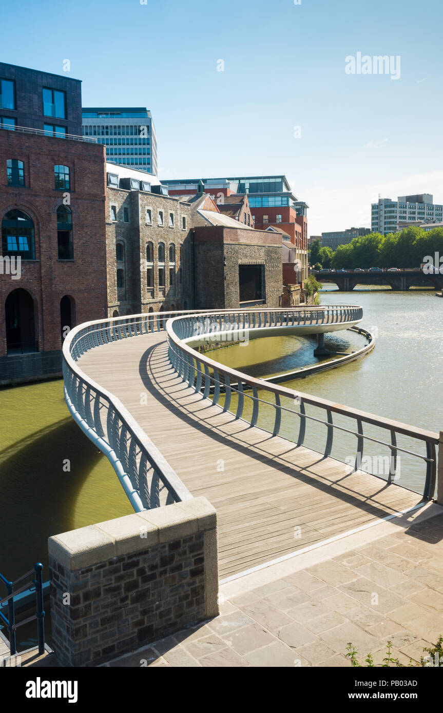 Pont du Château, Bristol, Royaume-Uni Banque D'Images
