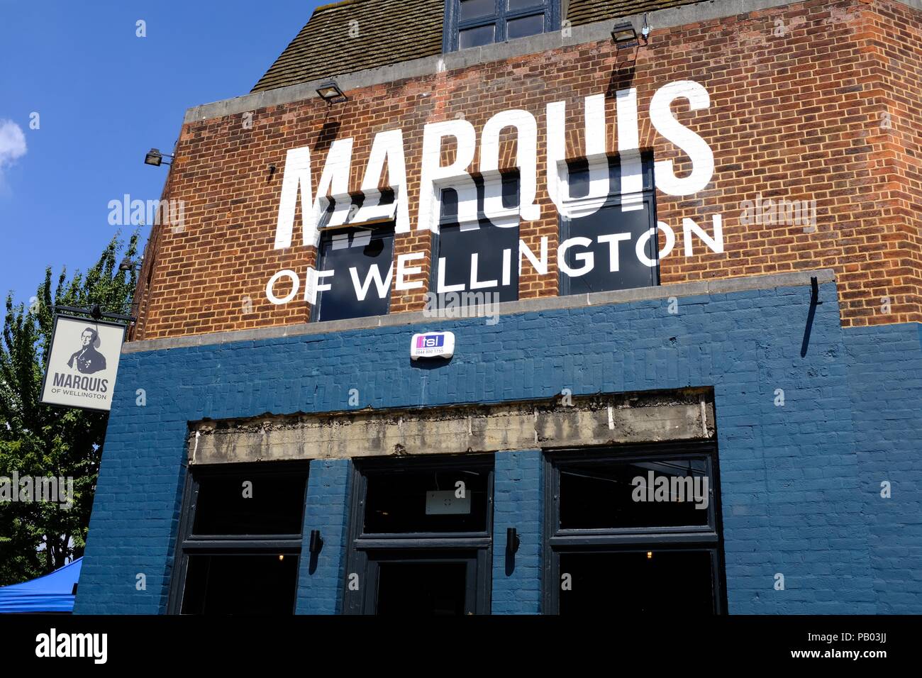 Marquis de Wellington pub, Druid Street, London Bridge, Londres, Angleterre Banque D'Images