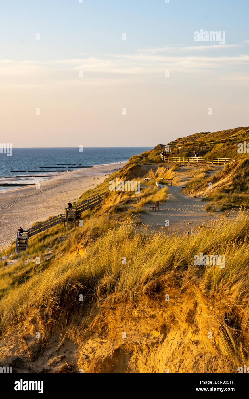 Rotes Kliff, Sylt Banque D'Images