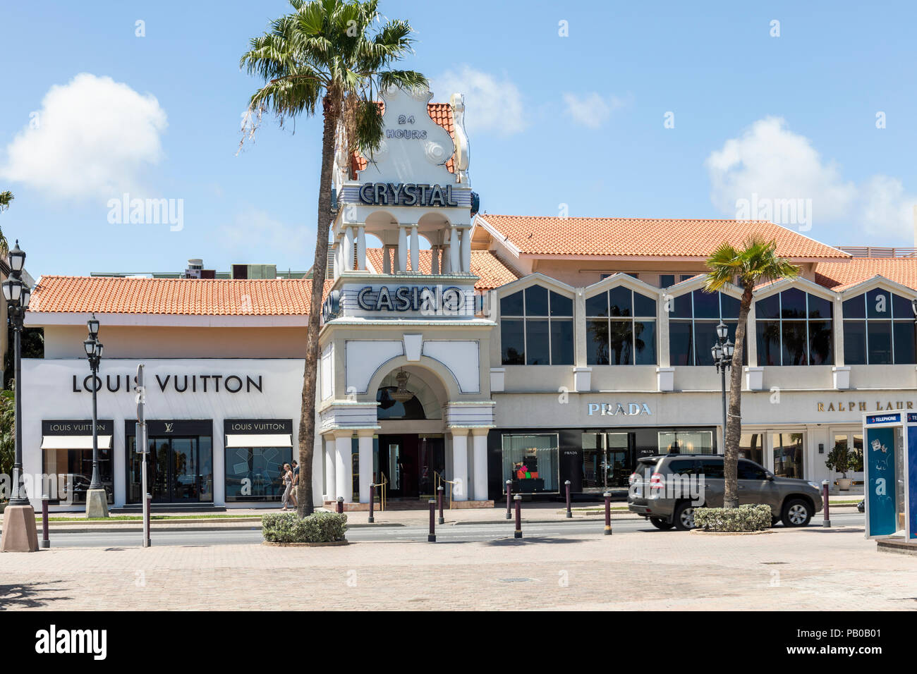 Centre Commercial Renaissance / Crystal Casino, Oranjestad, Aruba, Antilles Banque D'Images