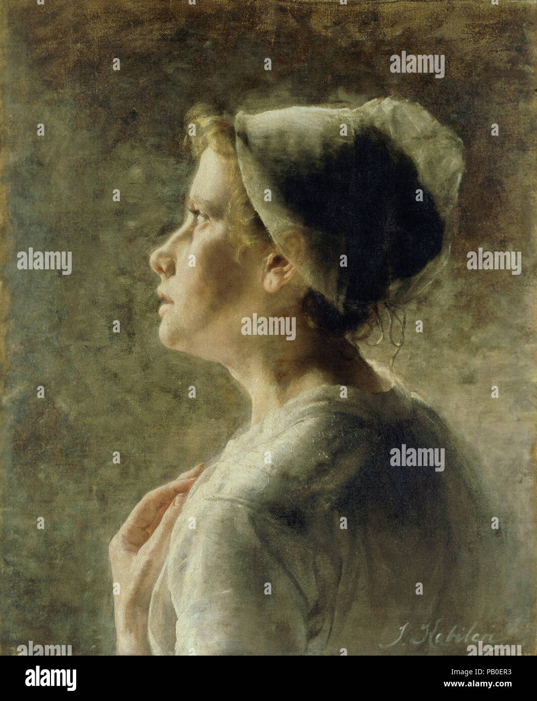 Ivana Kobilca - Dutch Girl Banque D'Images