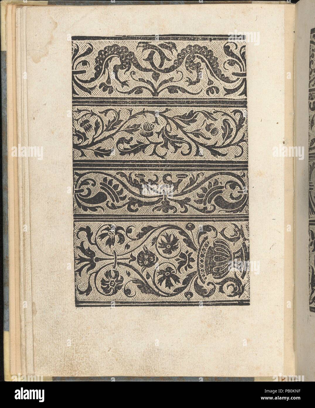 Ein ney Furmbüchlein, page 16, verso. Dimensions : 7 7/8 x 6 1/8 in. (20 x 15,5 cm). Editeur : Johann Schönsperger le jeune (1510-30) allemand, actif. Date : ca. 1525-29. Musée : Metropolitan Museum of Art, New York, USA. Banque D'Images