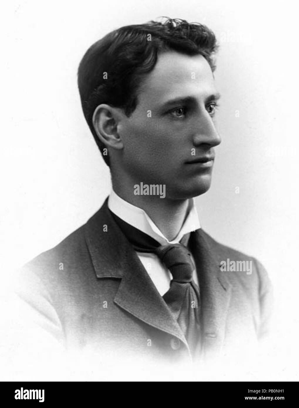 Un jeune Johannes Geerhardus Vos (1862-1949). Banque D'Images