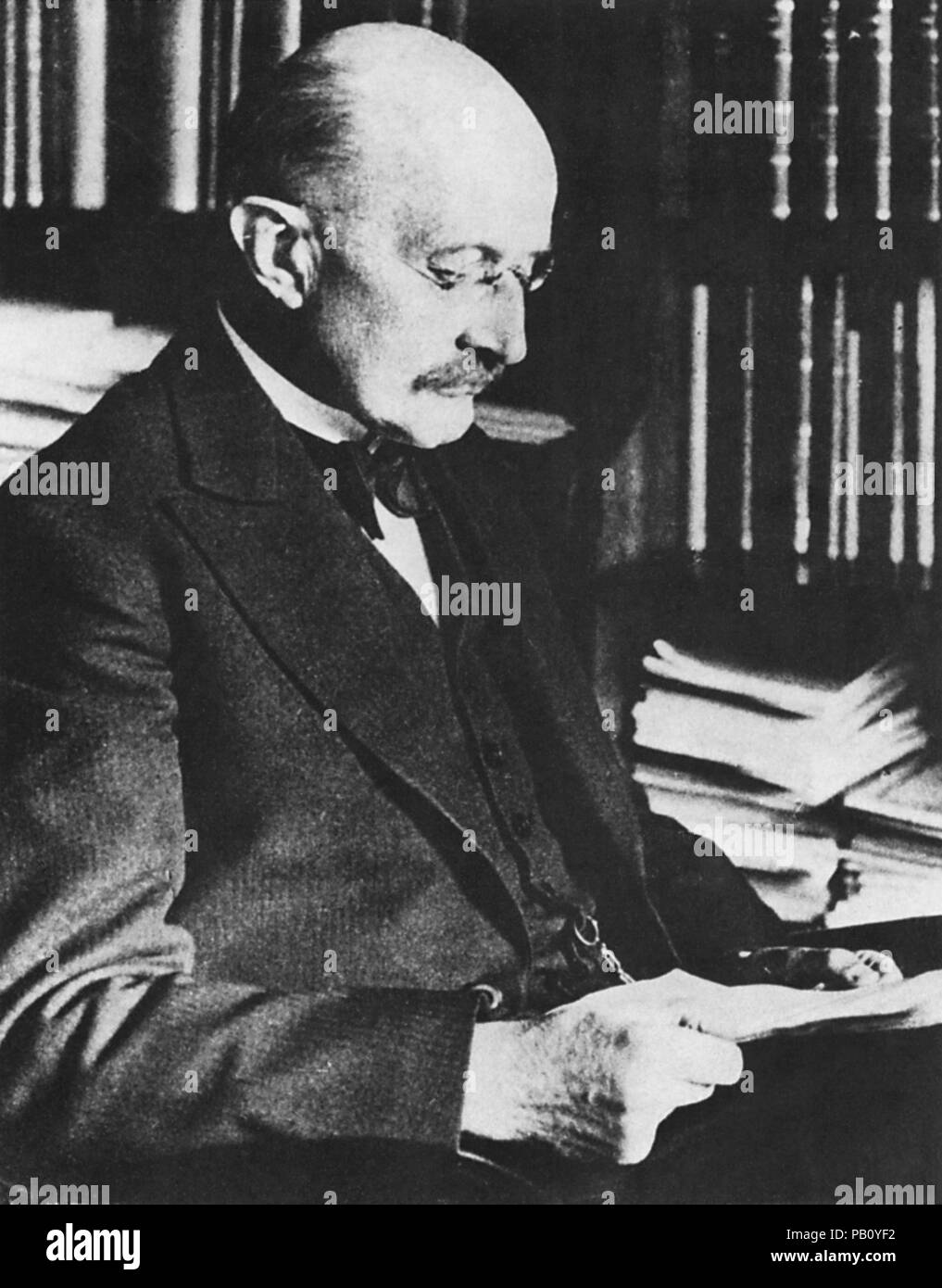 Max Karl Ernst Ludwig Planck (, 1858-1947), physicien théoricien allemand et prix Nobel de physique, Portrait, 1910 Banque D'Images