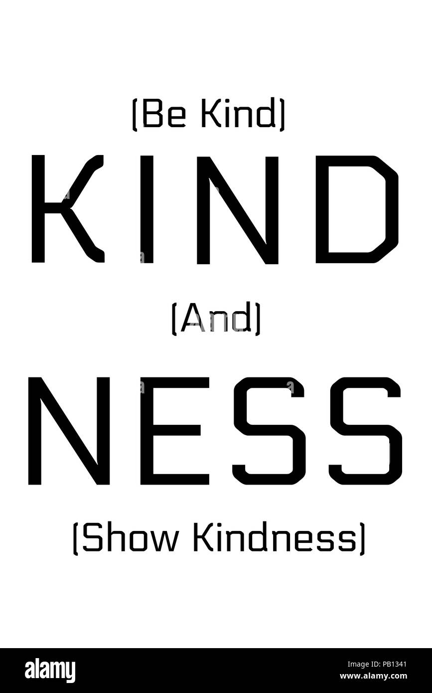 Une phrase dans le texte en noir sur fond blanc. Banque D'Images