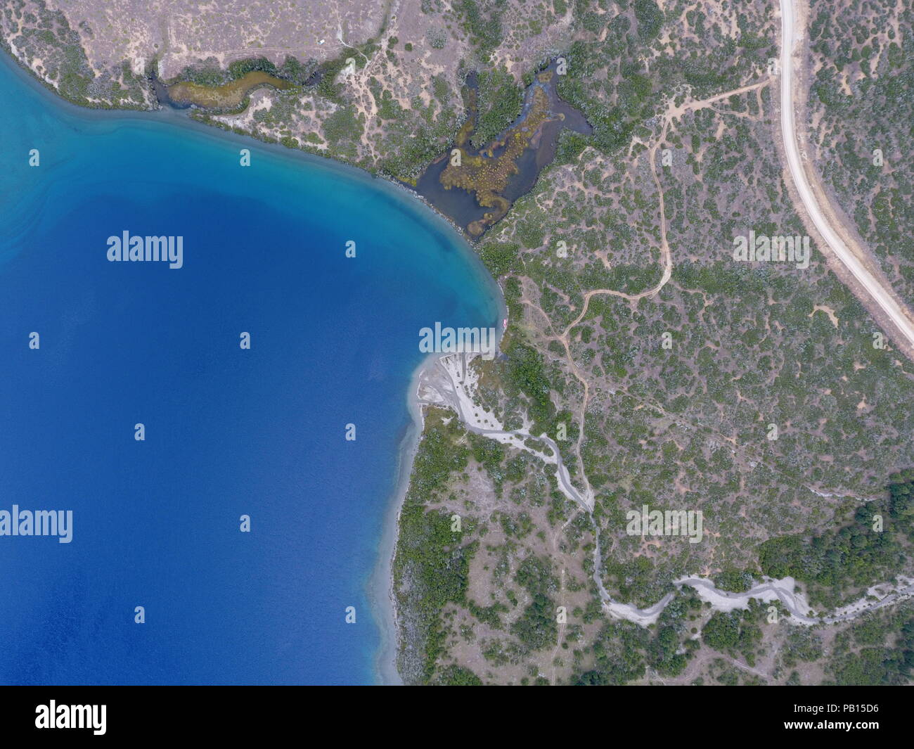 Lago Brown, Cochrane, Carretera Austral, Patagonie, Chili Banque D'Images