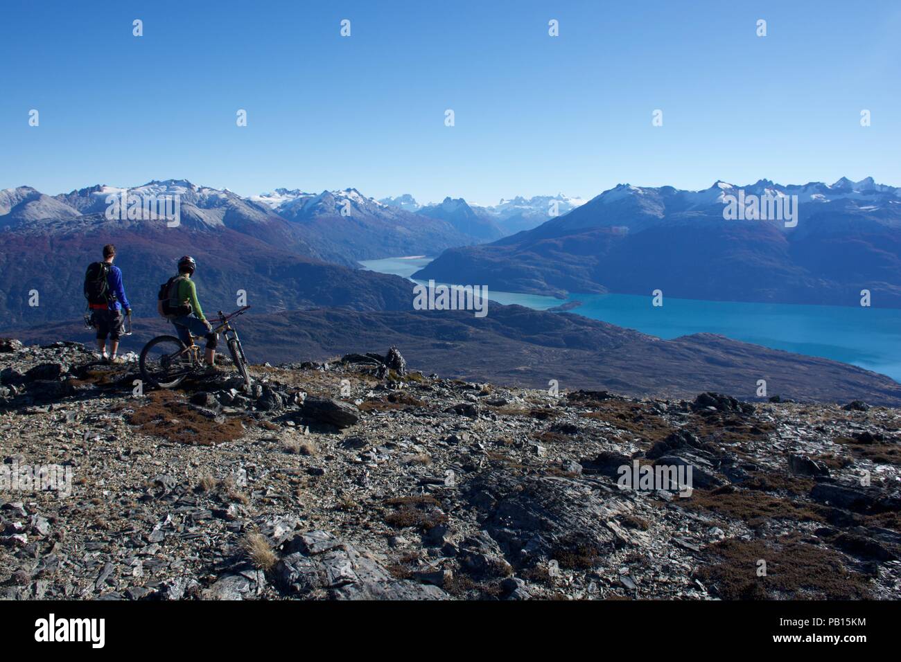 Cerro Lindero patagonie magallanes chili Carretera Austral Banque D'Images
