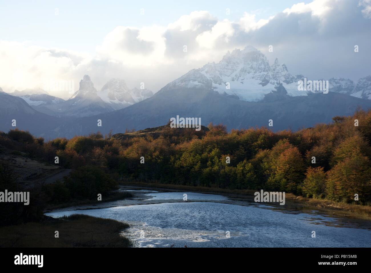 Cerro Castillo, Carretera Austral, Patagonie, Chili Banque D'Images
