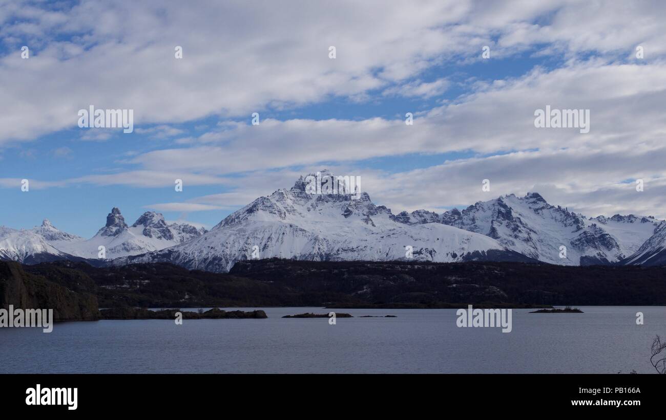 Cerro Castillo Patagonie chili Carretera Austral Banque D'Images