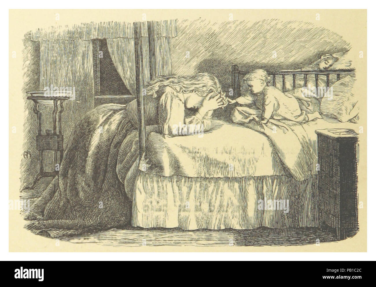 A. Hughes (illustr.) p024 de Ennoch Arden. Banque D'Images