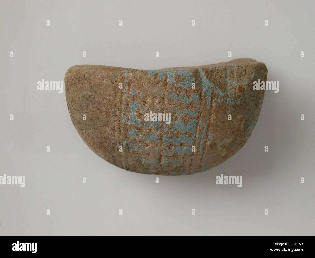 Amulette. Culture : le copte. Dimensions : hors tout : 1 13/16 x 1 x 1 in. (4,6 x 2,5 x 2,5 cm). Date : 4ème-7ème siècle. Musée : Metropolitan Museum of Art, New York, USA. Banque D'Images