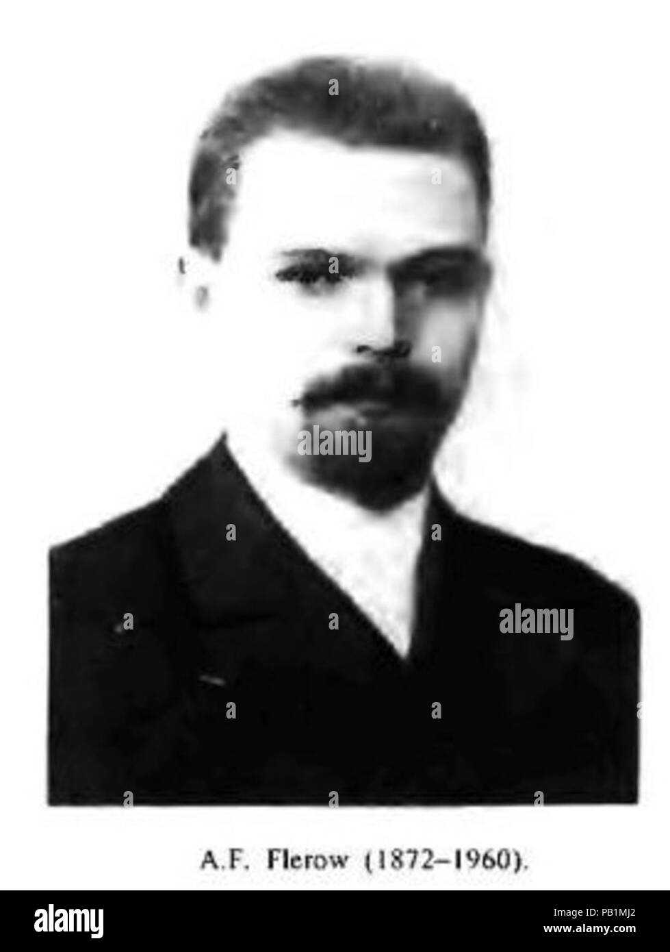 A.F. Flerow. Banque D'Images