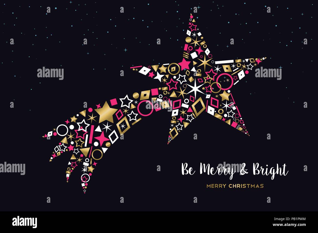 Joyeux Noël Et Bonne Année Carte De Voeux Illustration