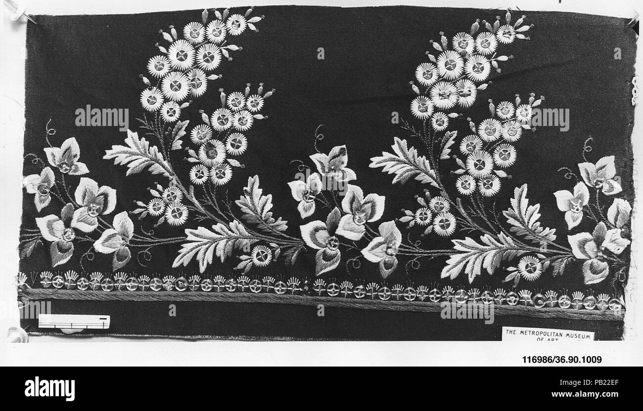 Pièce. Culture : le français. Dimensions : 9 1/4 x L. O. 5 pouces 23,5 x 12,7 cm. Date : début du 19ème siècle. Musée : Metropolitan Museum of Art, New York, USA. Banque D'Images