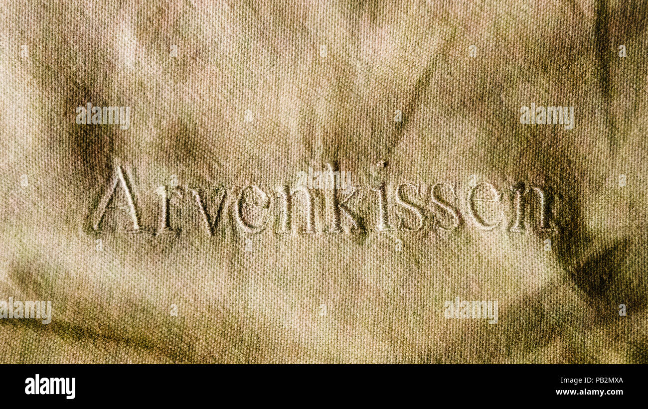 Oreiller rempli de sciure de PIN Suisse , Celerina, Suisse. En Allemagne et en Autriche, le pin de pierre suisse est connu sous le nom de Zirbe. C'est seulement en Suisse qu'il s'appelle Arve et en Celerina dans Rhaeto-Romanic Dschember. Mais avant que le gibberish ne devienne trop compliqué, on s'est déjà endormi sur l'oreiller Arven Banque D'Images