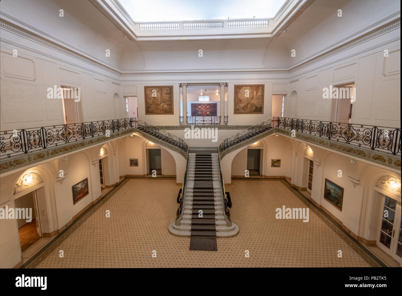 Palacio Ferreyra Evita - Musée des Beaux Arts (Museo Superior de Bellas Artes Evita) intérieur - Cordoba, Argentine Banque D'Images