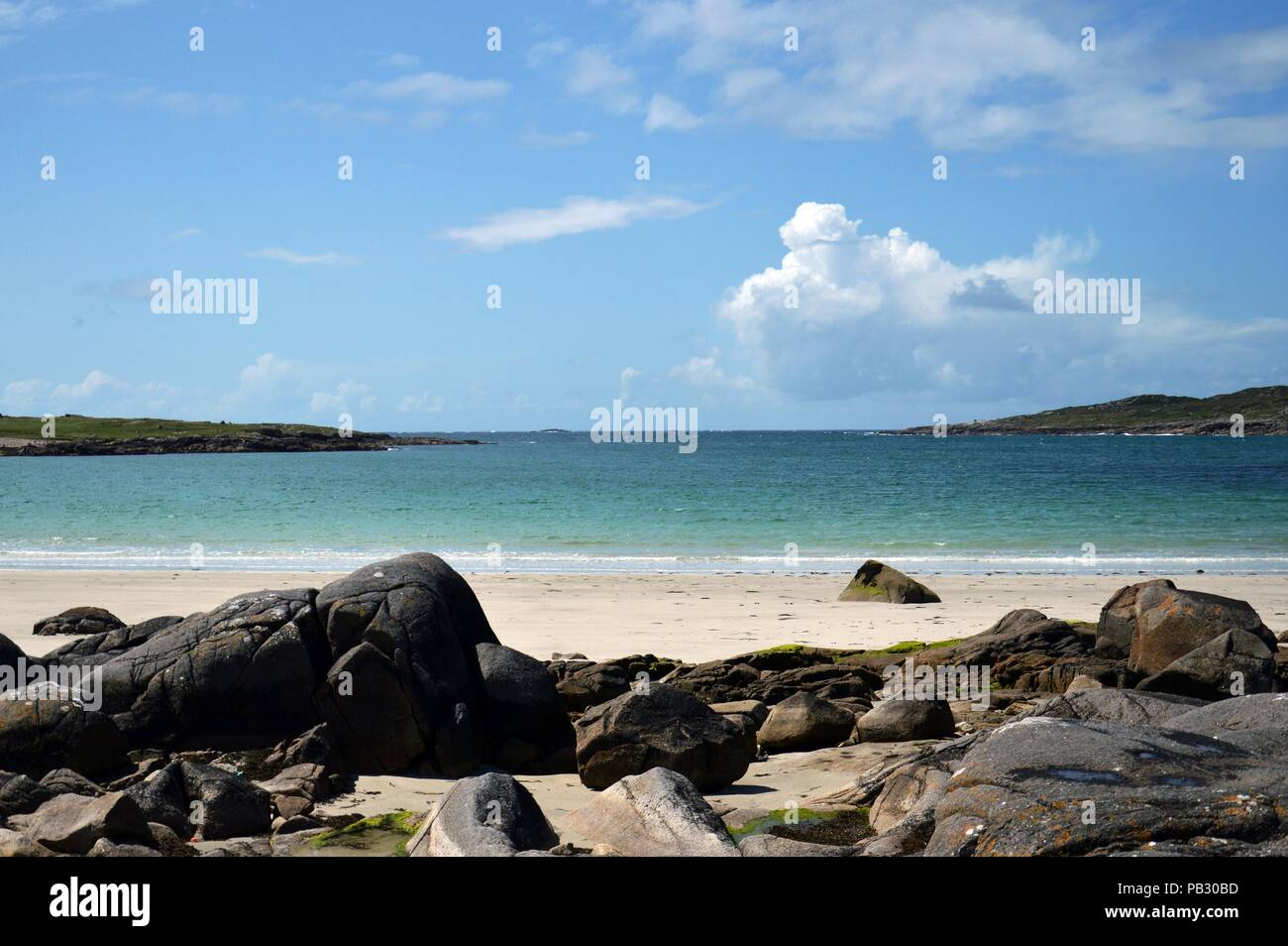 Dog's Bay, dans le comté de Galway (Irlande) Banque D'Images