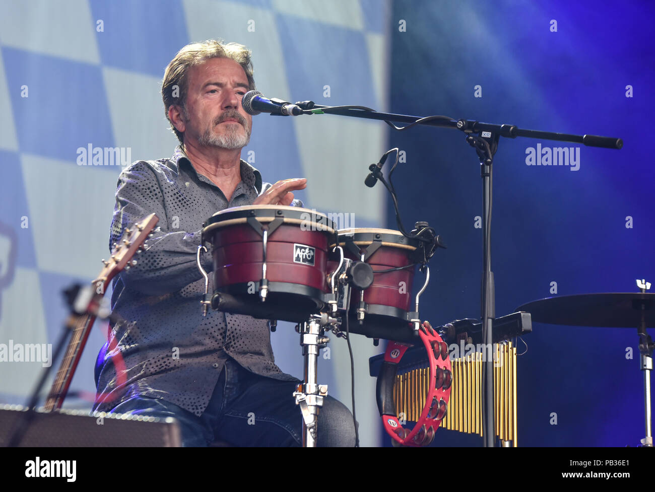 Allemagne, Ebern, Eyrichshhof , château 25 juillet 2018, SPIDER MURPHY GANG - UNPLUGGED - Open Air 2018 - Image : Dieter Radig - Bongos Crédit : Ryan Evans/Alamy Live News Banque D'Images