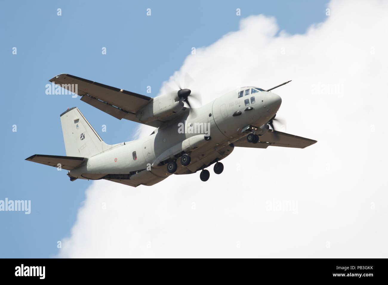 L'Armée de l'air espagnole EADS CASA C295M l'avion de transport bimoteur volant à la Royal International Air Tattoo 2018 Banque D'Images