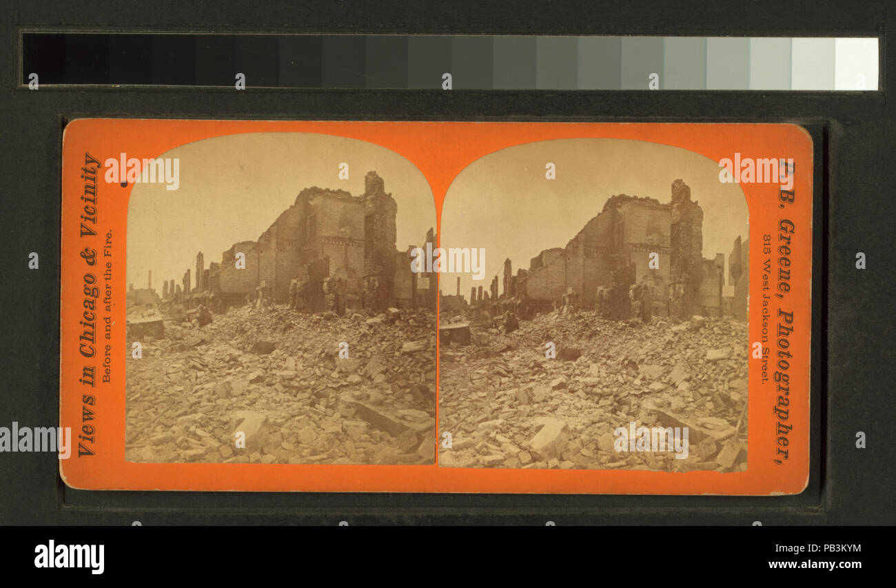 886 South LaSalle Street, rue de Washington (NYPL b11707460-G90F183 020F) Banque D'Images