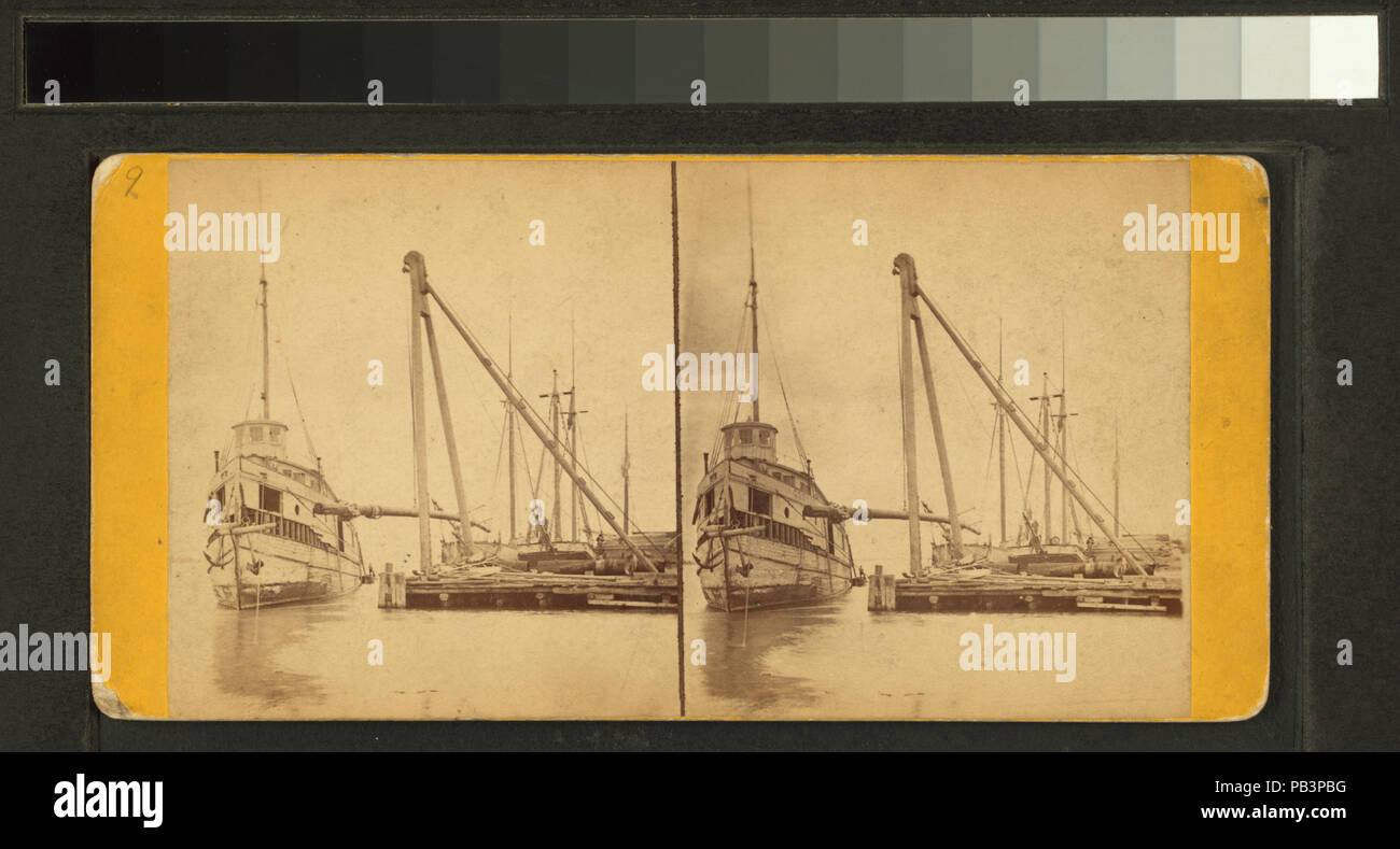 1214 Partie de Detroit dry dock (NYPL NYPG90-F383-G90F383 002F) Banque D'Images