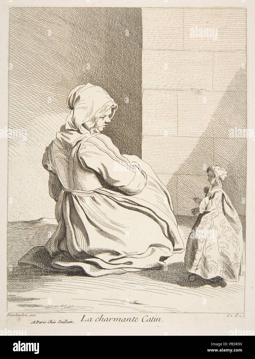 La charmante poupée. Artiste : Anne Claude Philippe de Amanda et Antony,  comte de Caylus (français, Paris 1692-1765 Paris) ; Après Edme Bouchardon  (Français, Chaumont 1698-1762 Paris). Fiche Technique : Dimensions :