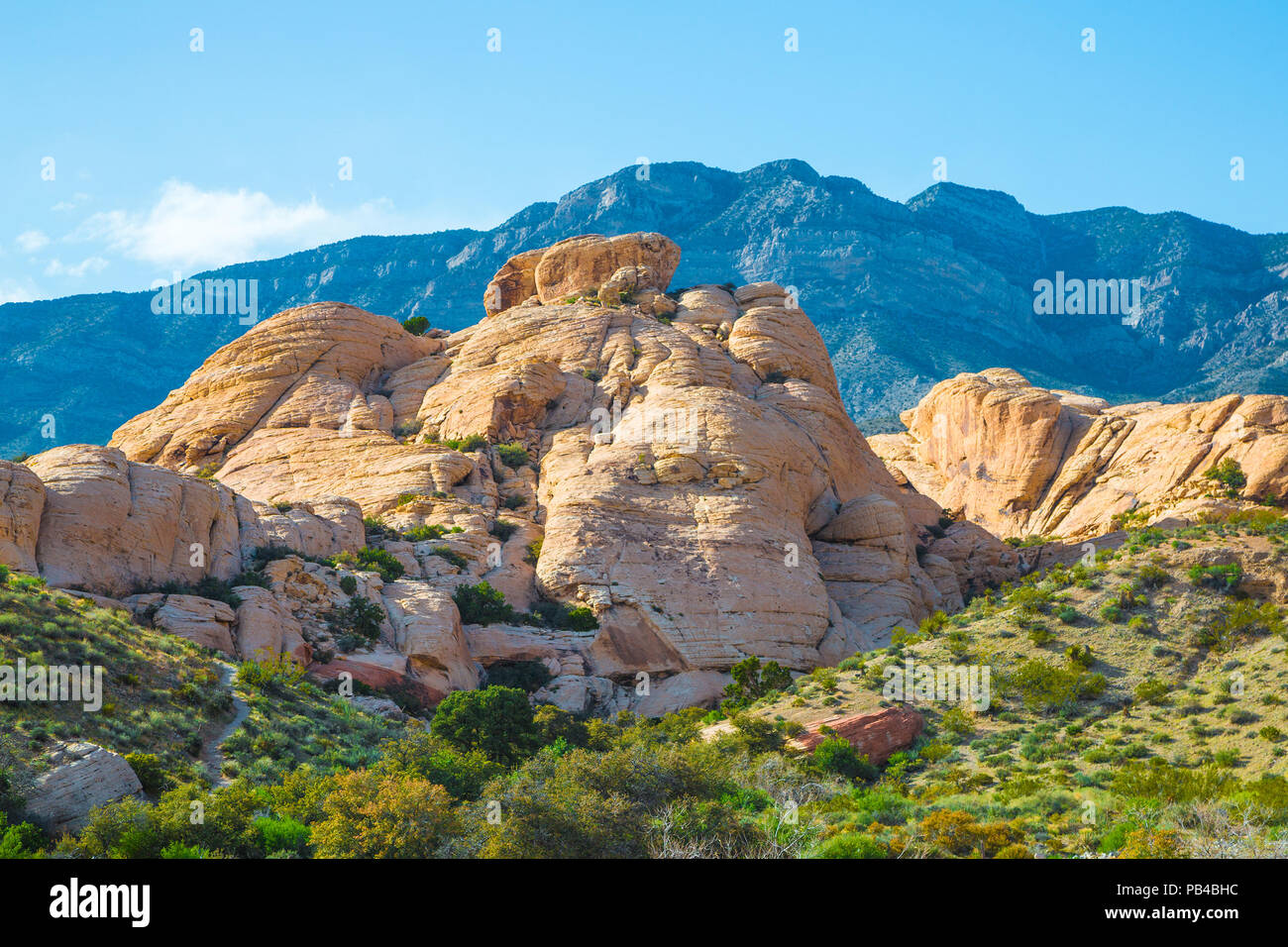 Vues de Red Rock Canyon, Nevada Banque D'Images