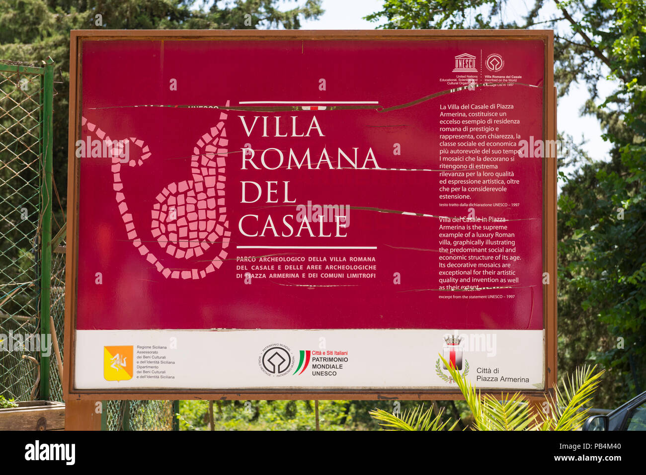 Italie Sicile Piazza Amerina Villa Romana del Casale luxe ancienne