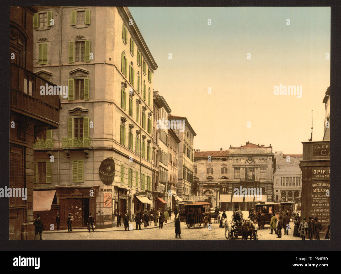 1578 Scène de rue, Rome, Italie-RCAC2001700965 Banque D'Images