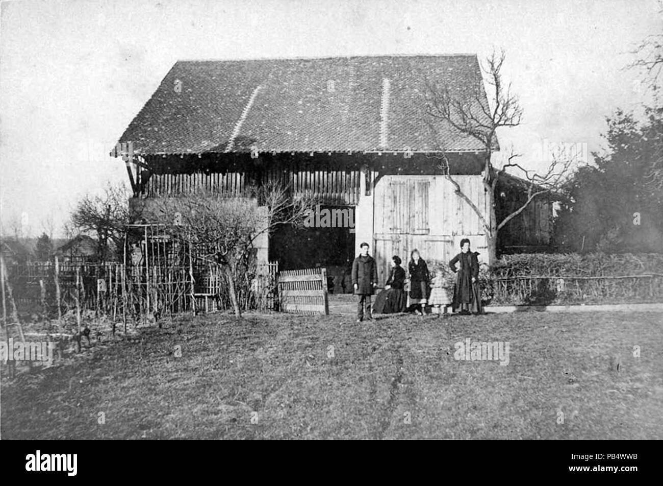 Grange de 726 Pregny-Chambésy à Pregny Banque D'Images