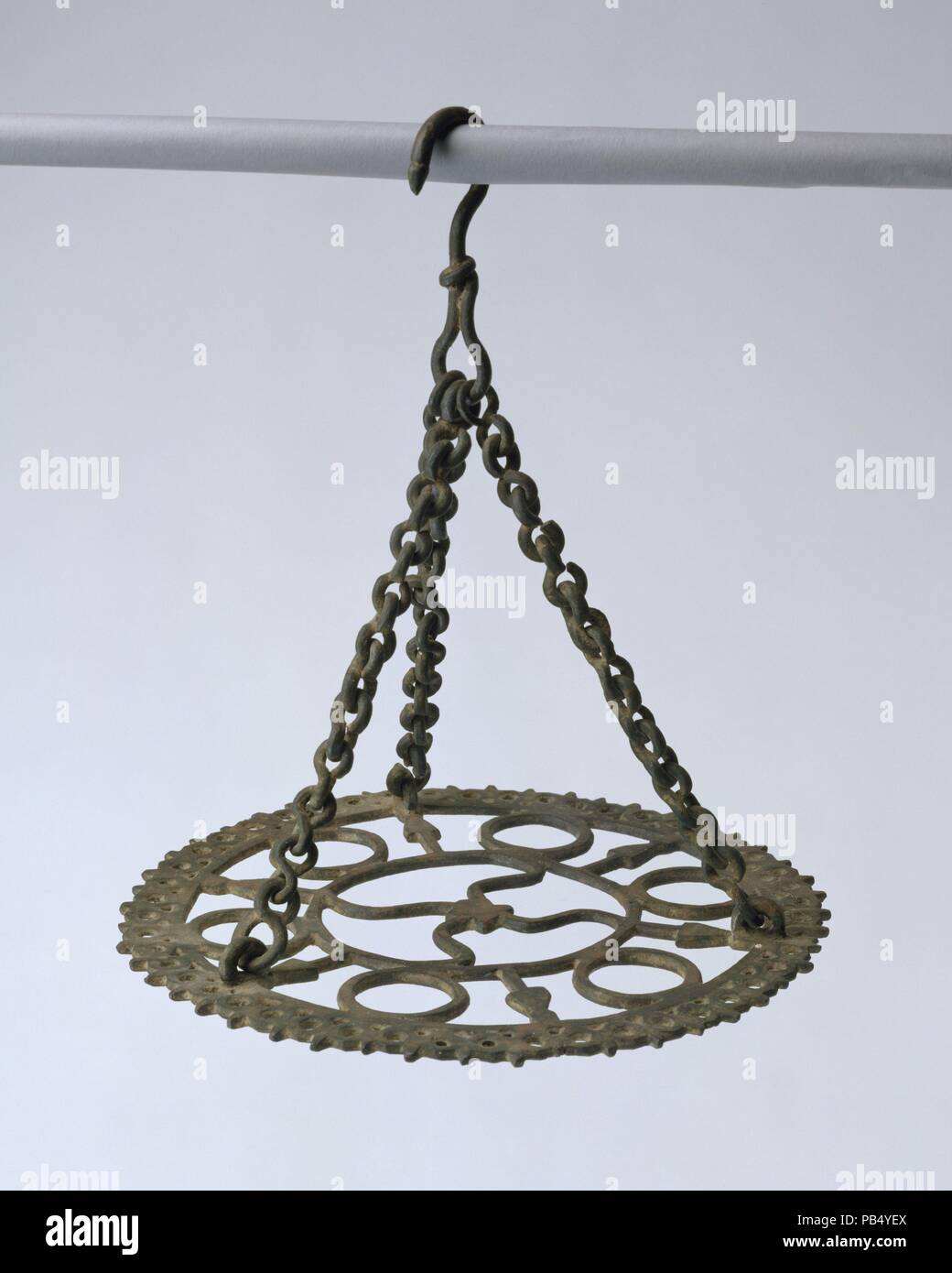 Polycandelon. Culture : Byzantine. Dimensions : hors tout : 10 3/4 x 9 7/16 in. (26,5 x 24,8 cm). Date : 6ème siècle. Musée : Metropolitan Museum of Art, New York, USA. Banque D'Images