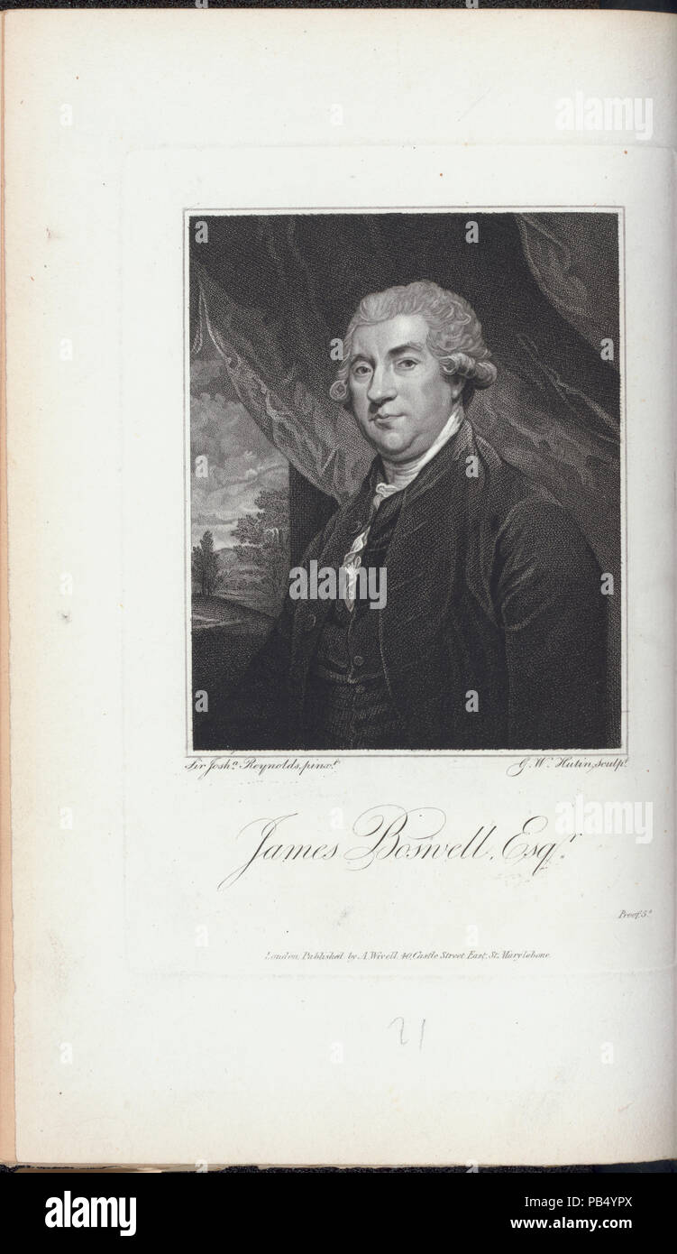 822 James Boswell (NYPL Hadès-255820-430844) Banque D'Images