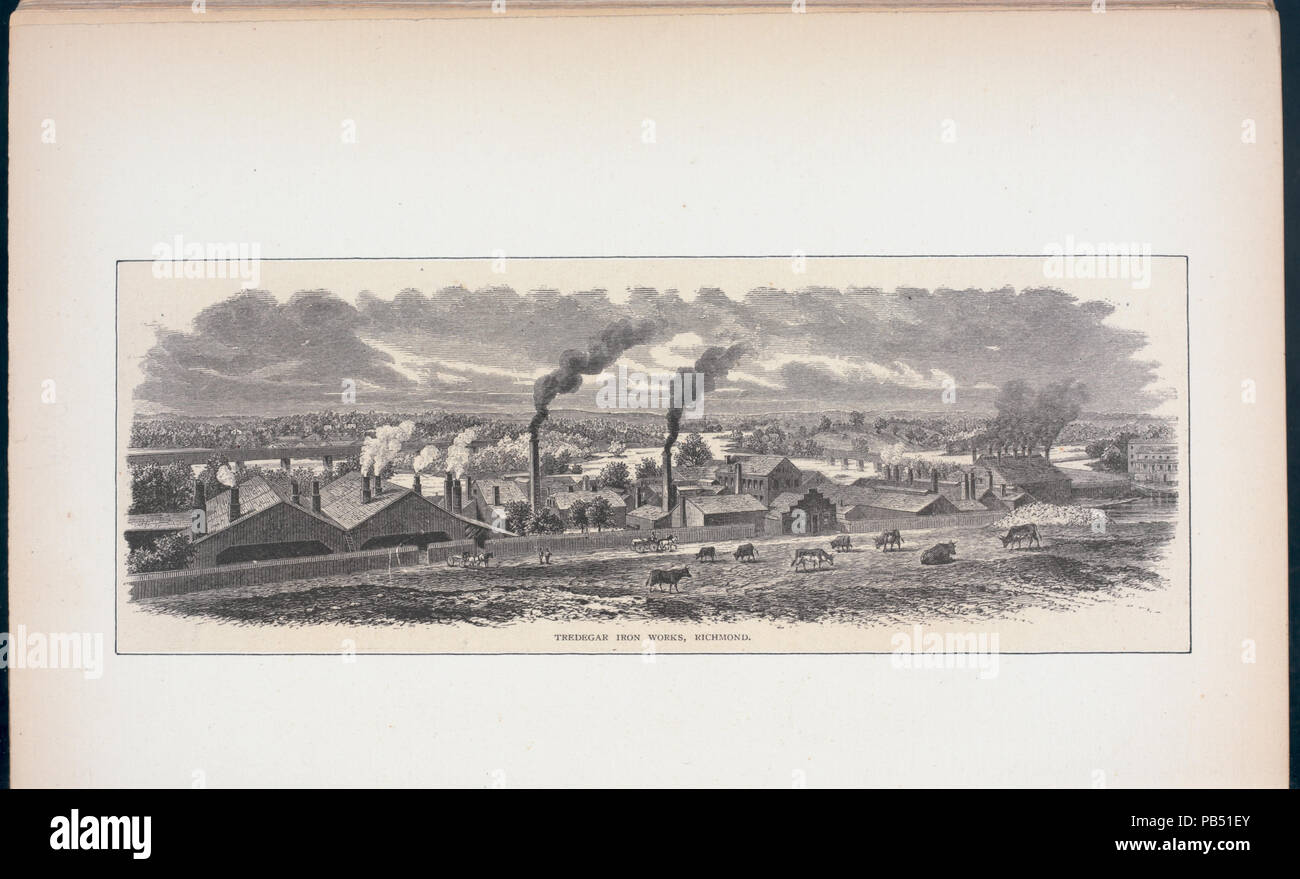 1772 Tredegar Iron Works, Richmond (NYPL Hadès-256584-EM14906) Banque D'Images