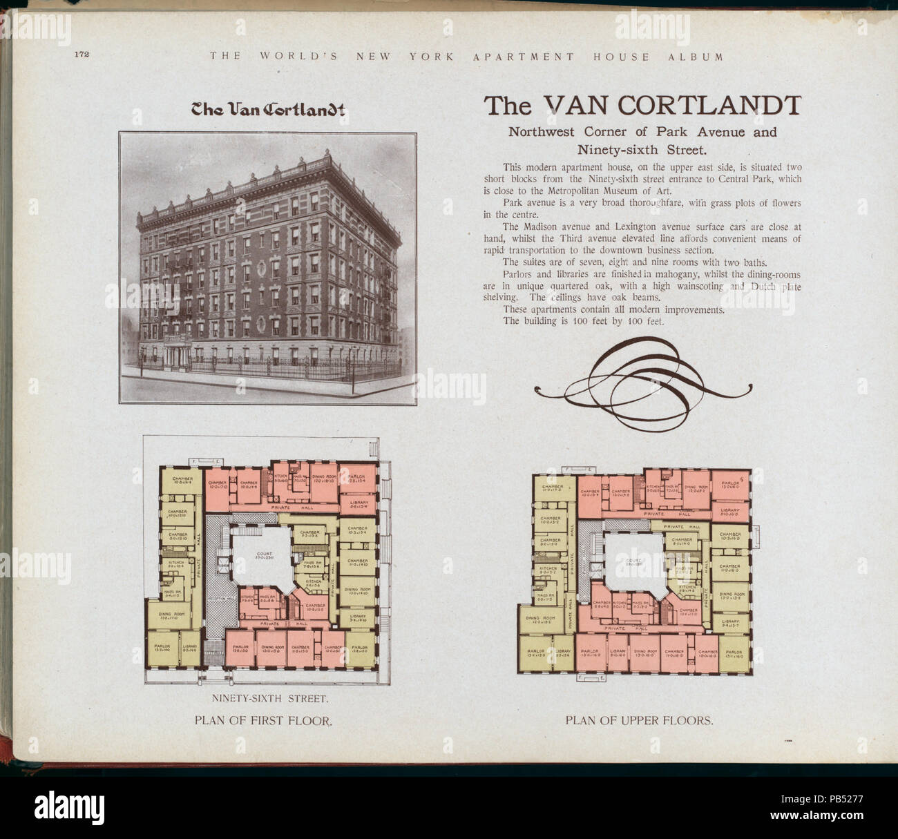 1710 Le Van Cortlandt, coin nord-ouest de l'avenue Park et quatre-vingt-sixième Rue (NYPL b11389518-417417) Banque D'Images