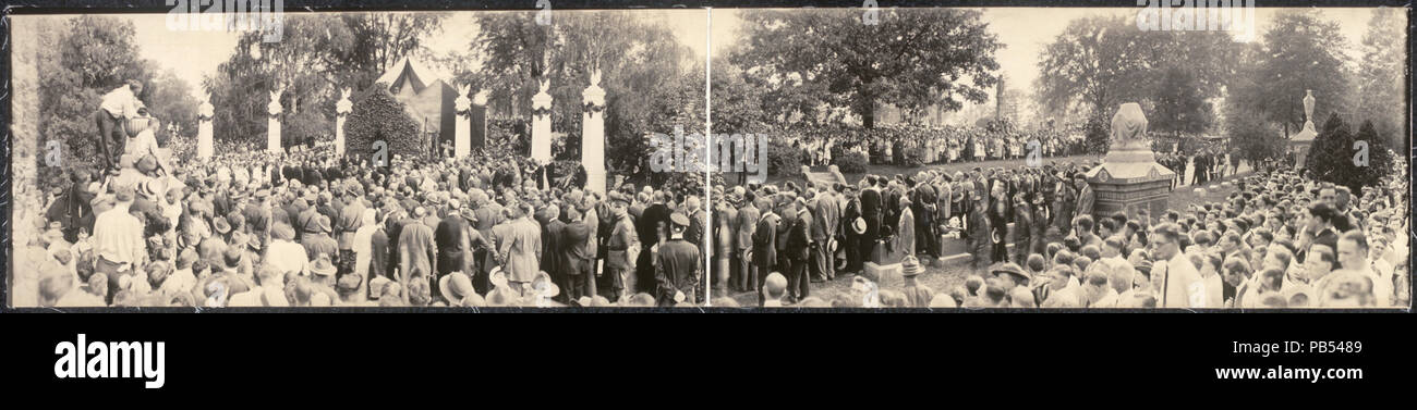 1848, où le Président Warren G. Harding dort dans le nouveau sanctuaire de patriotisme, Marion Cemetery RCAC2007663481 Banque D'Images