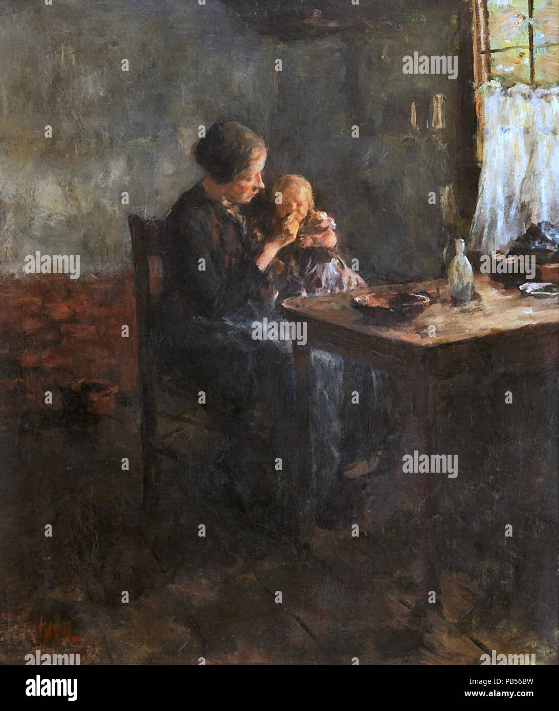 Kever Jacob Simon Hendrik - Het ontbijt Banque D'Images